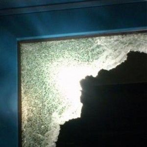 Einbruch durch die Scheibe