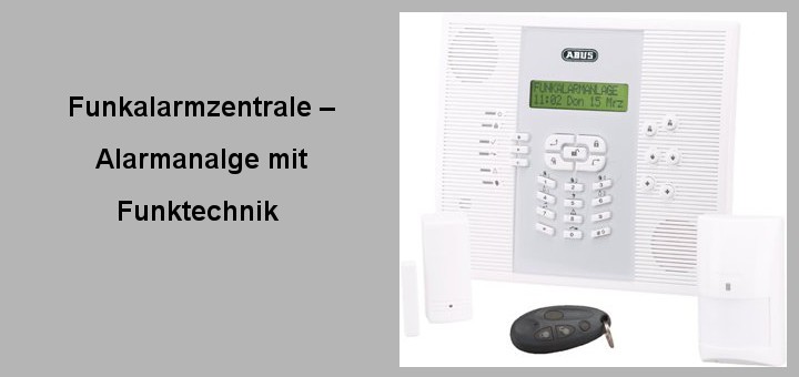 Einbruchschutz-Funkalarmzentrale