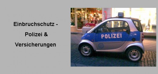 Einbruchschutz-Polizei-Versicherung