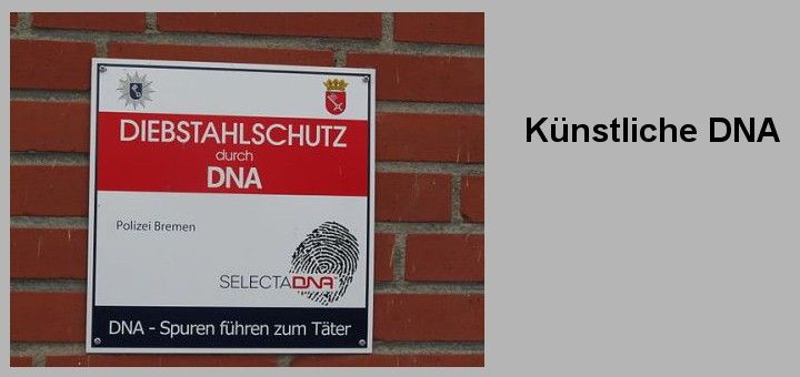 Einbruchschutz-Künstliche DNA
