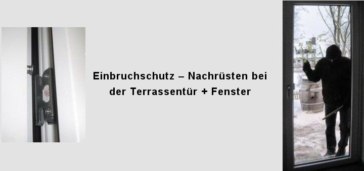 Einbruchschutz-Terrassentür