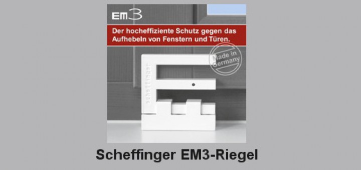 Scheffinger EM3 Riegel