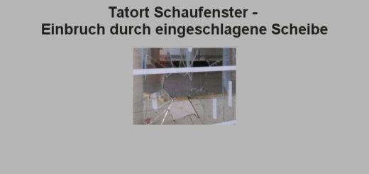 Einbruchschutz-Schaufenster