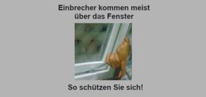 Einbruchschutz-Fenster-Einbrecher