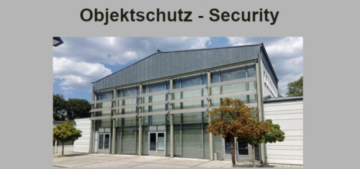 Objektschutz - SECURITY